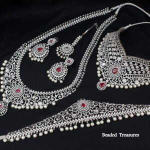 Stone bridal set